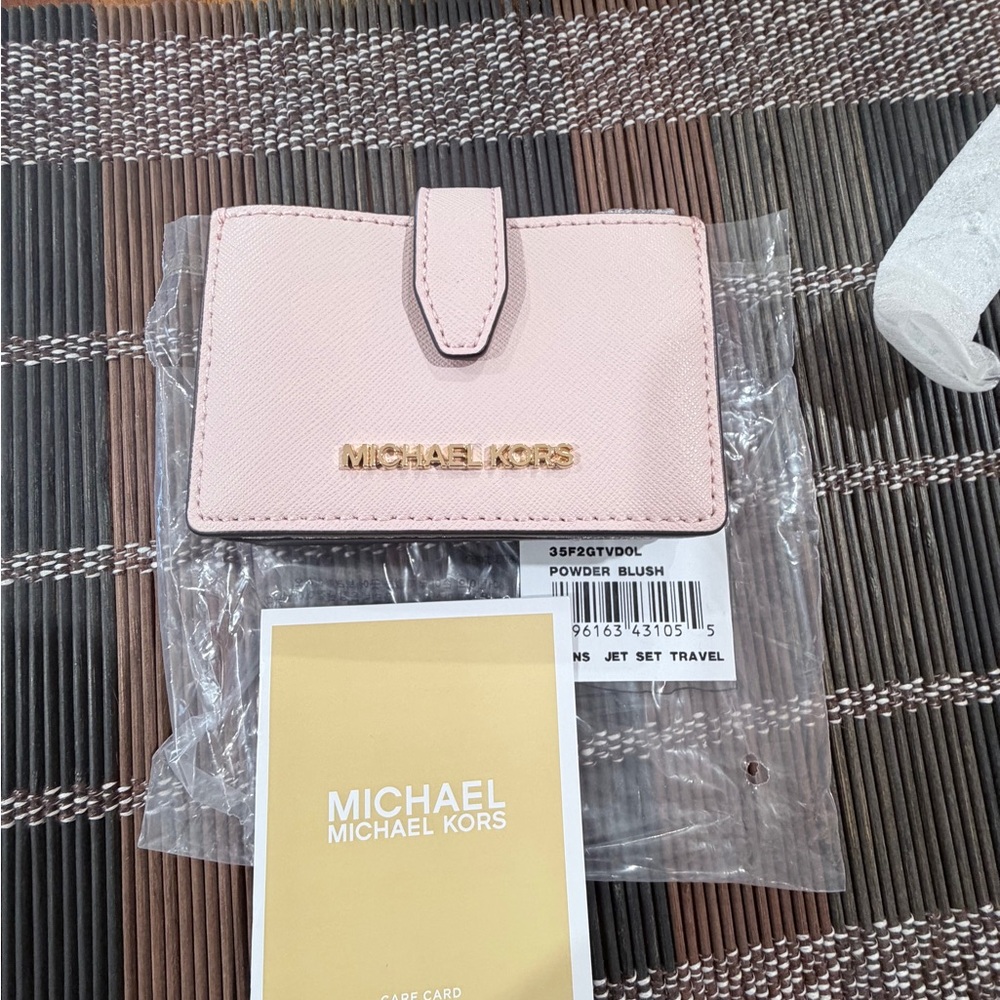 Michael Kors Powder Blush Compact Card Holder